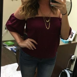 Off the shoulder top